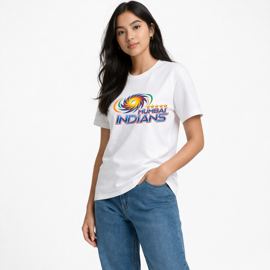 IPL MI Fan Essential T-Shirt (UniSex) Play Hard, Cheer Harder! 🏏🔥