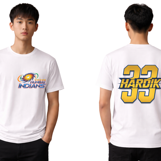 IPL MI Hardik Fan Jersey T-Shirt (Uni-Sex)