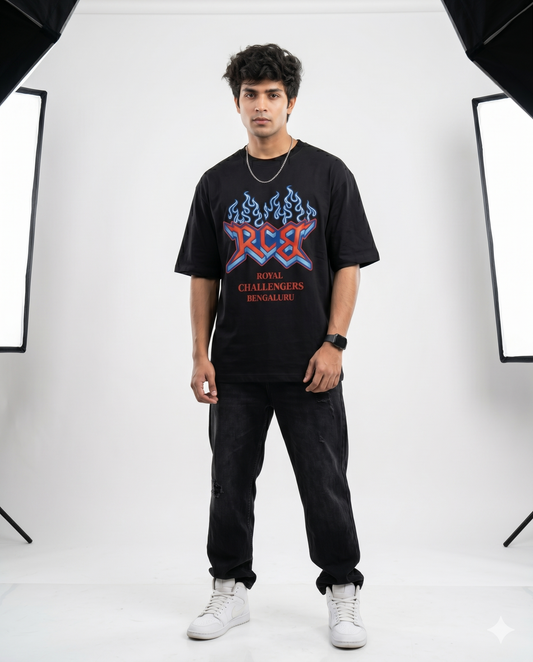 RCB Premium Unisex Typography T-Shirt