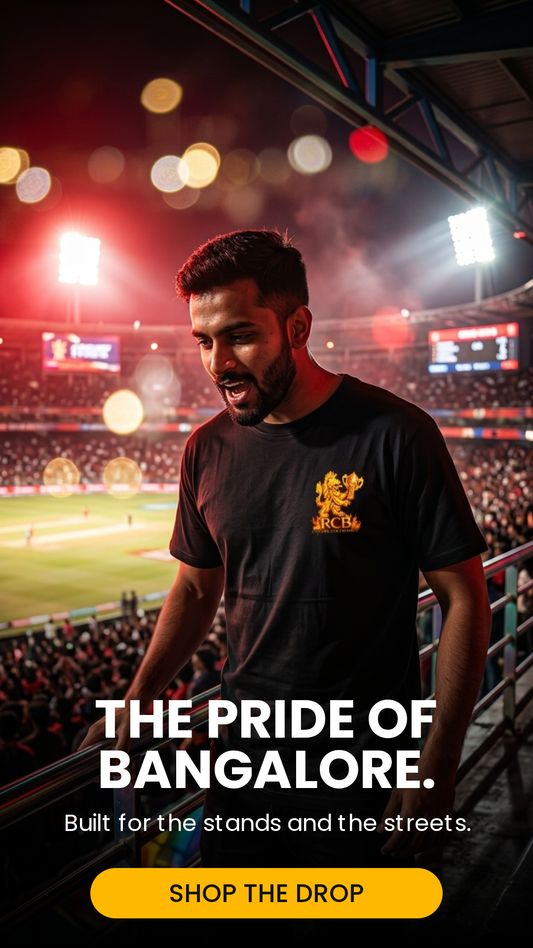 IPL RCB Virat Fan Jersey T-Shirt (Uni-Sex)