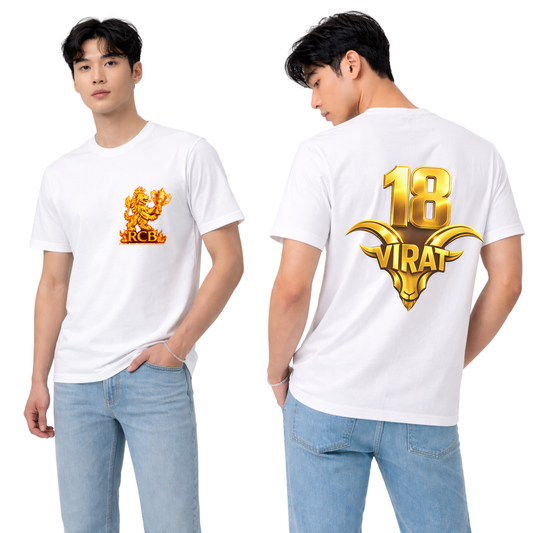 IPL RCB Virat Fan Jersey T-Shirt (Uni-Sex)